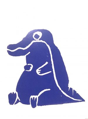 Chinese Alligator - Deep Blue
