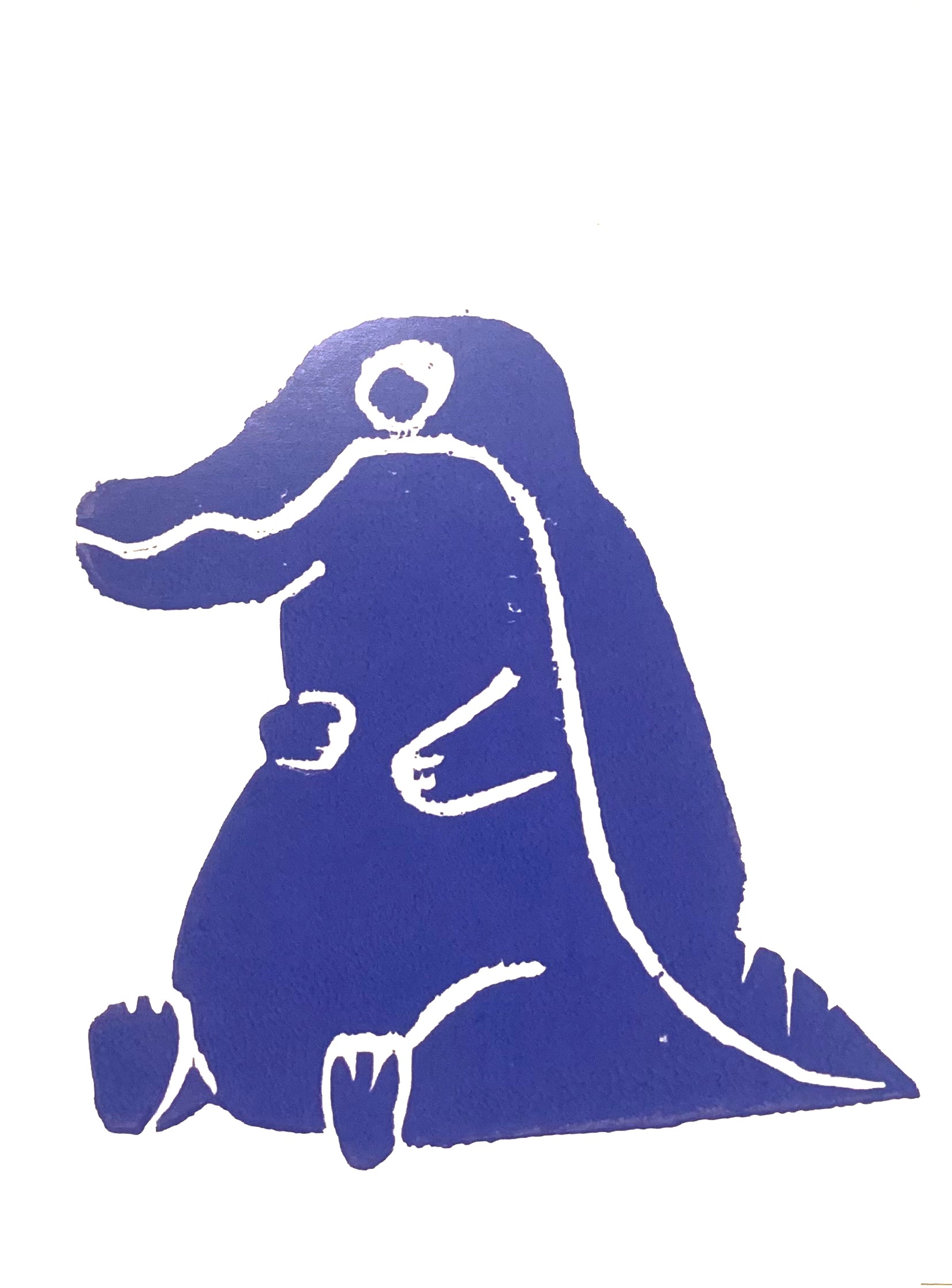 Chinese Alligator - Deep Blue