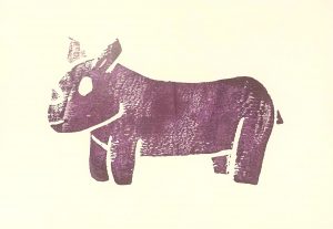 Rhino Print - Purple