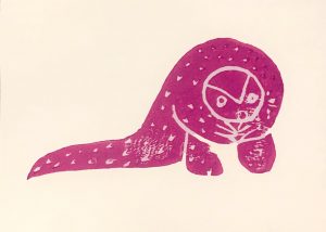 Pangolin Print - Pink