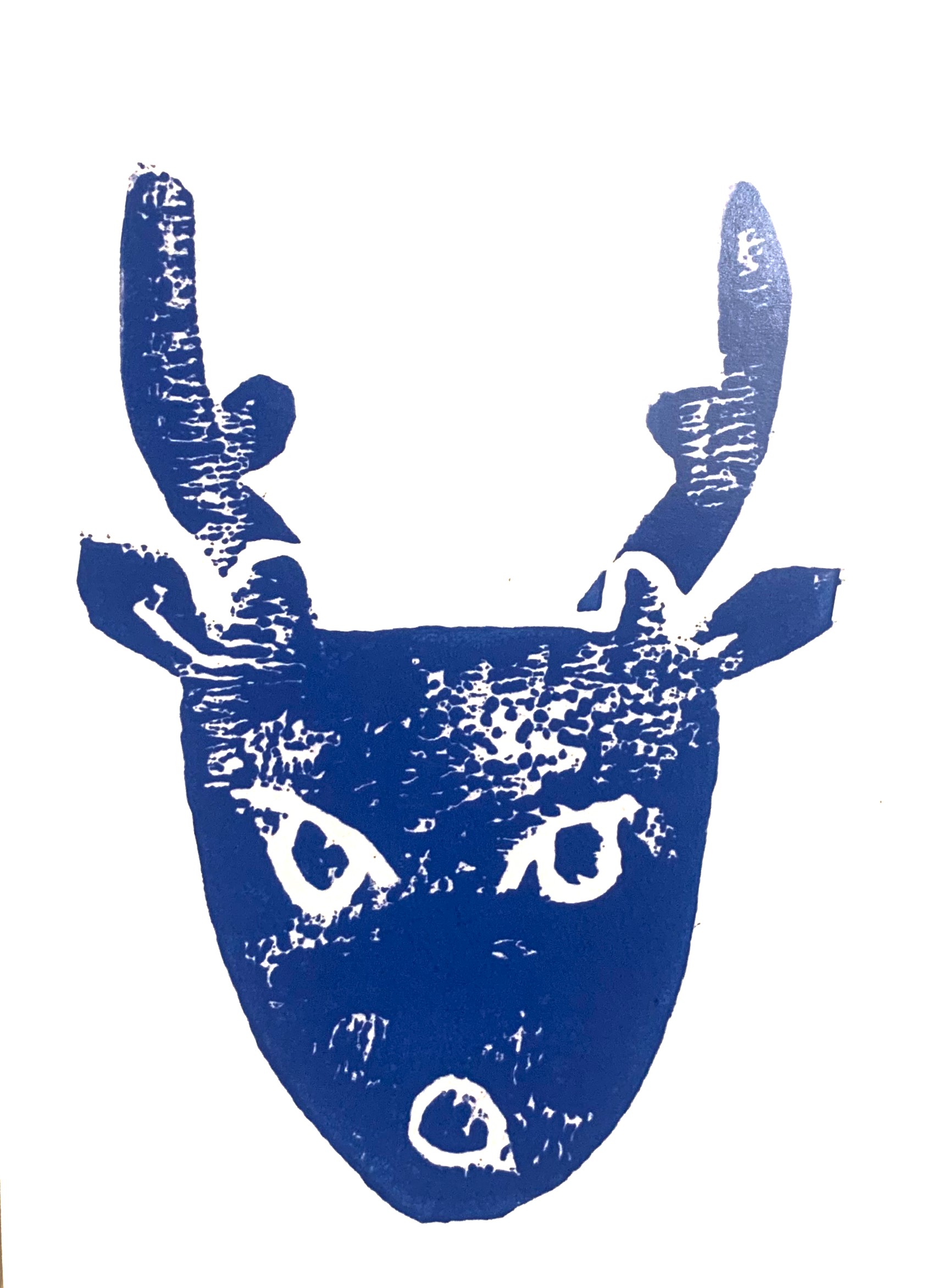 Bawean Deer Print - Blue